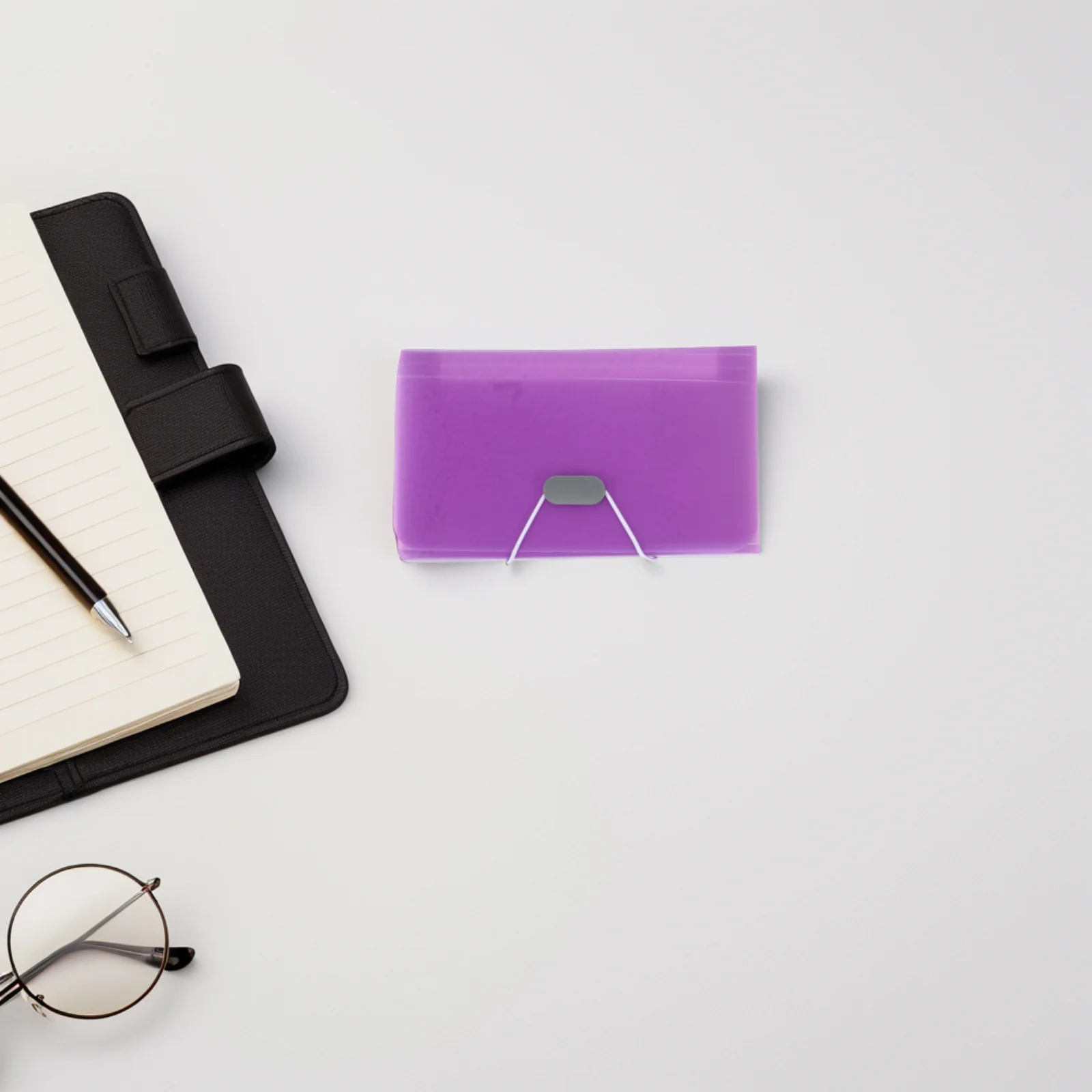 Borsa per documenti multistrato da 4 pezzi Materiale PP Sistema di archiviazione portatile Uso per ufficio domestico Porta valuta A6 per banconote Organizzatore di ricevute