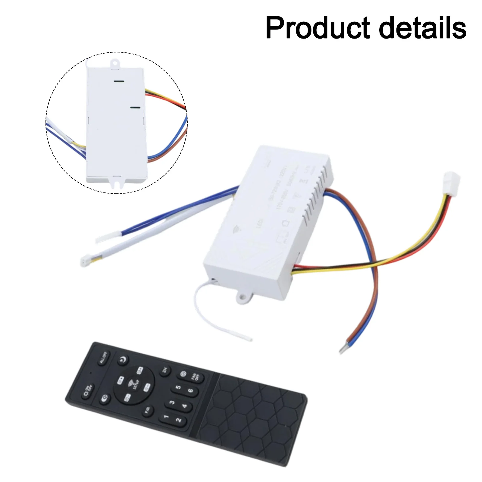 

Мониторинг батареи 6-скоростной диммер для повышения производительности Функция легкого сброса Беспроблемный комплект дистанционного управления для устранения неисправностей