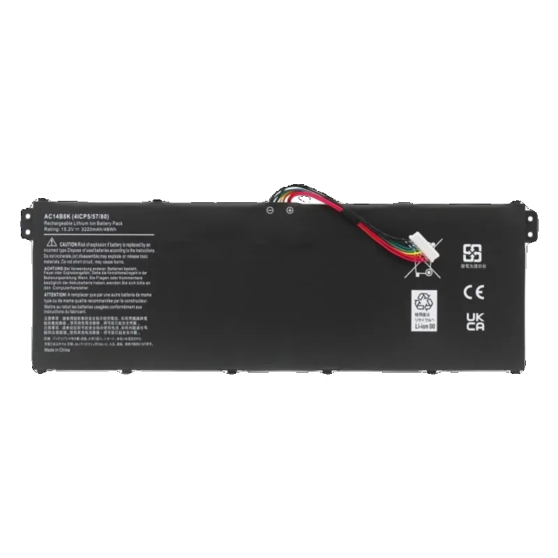 AC14B8K Rechargeable Laptop Battery 3220mAh Fit for Acer Nitro 5 AN515 AN515-53 Predator Helios 300 N17C1 PH315-51 G3-571 G3-572