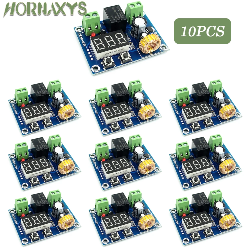 

10PCS XH-M609 DC voltage protection module Lithium battery under voltage loss, low power, disconnect output 6-60V