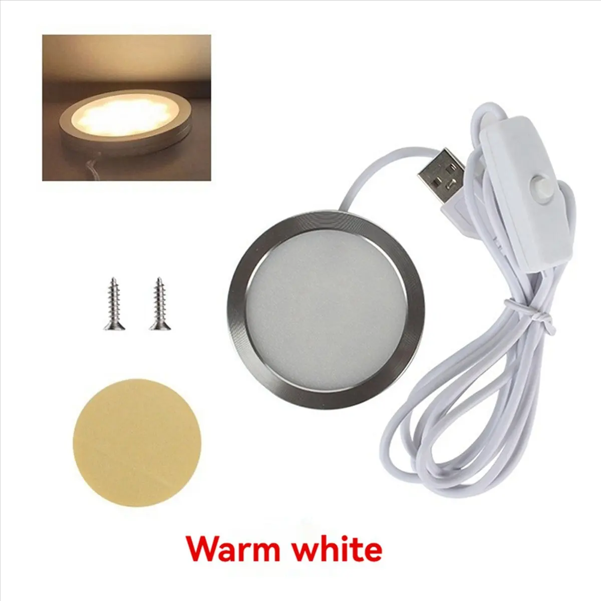 3X DIY LED Night Light Kit for Custom Nightlights No 3D Parts Included Maker Treasure House Toy Model MH001 Warm White