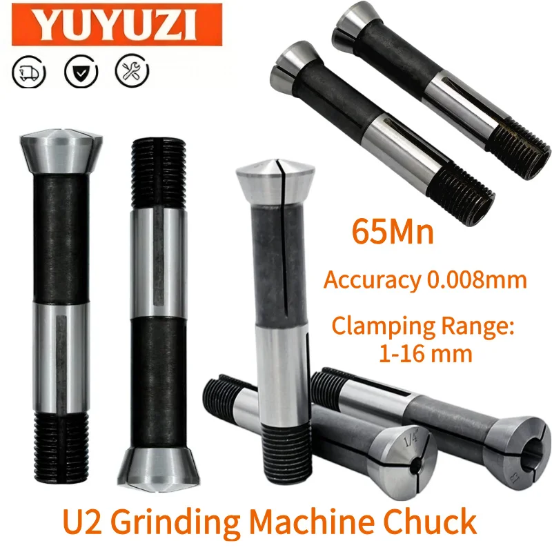 Accuracy 0.008 U2 Grinding Machine Collet 1-16MM/Imperial Units Universal Multi-function U2 Clamping Tools for CNC Grinder Part