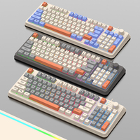K82 Mechanical Keyboard RGB Light Gamer Keypad USB Port Luminous Keyboard 94 Keys Hot-Swap Keyboard for Notebook Laptop Desktop