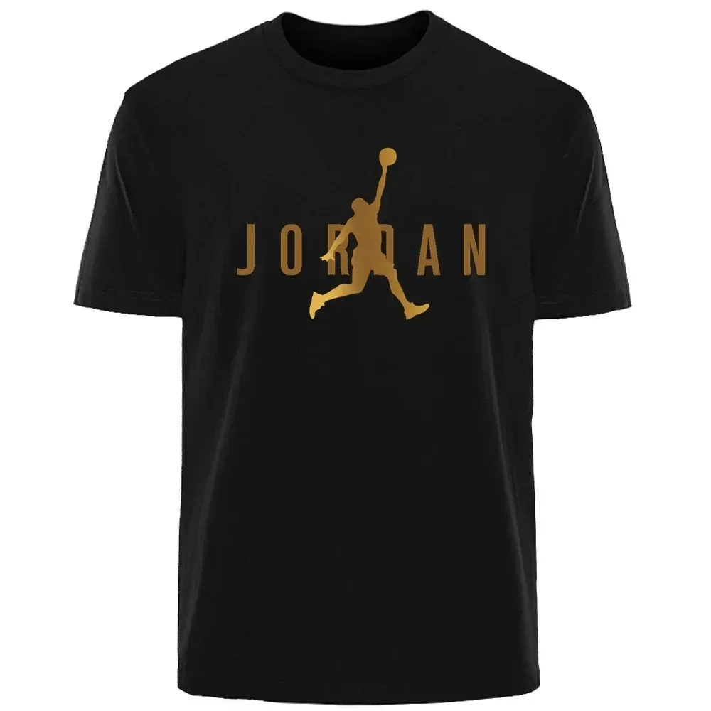 Men's New Short Sleeve T-shirt Cotton Sweat Absorption Printed Sports T-shirt Men Casual Fashion