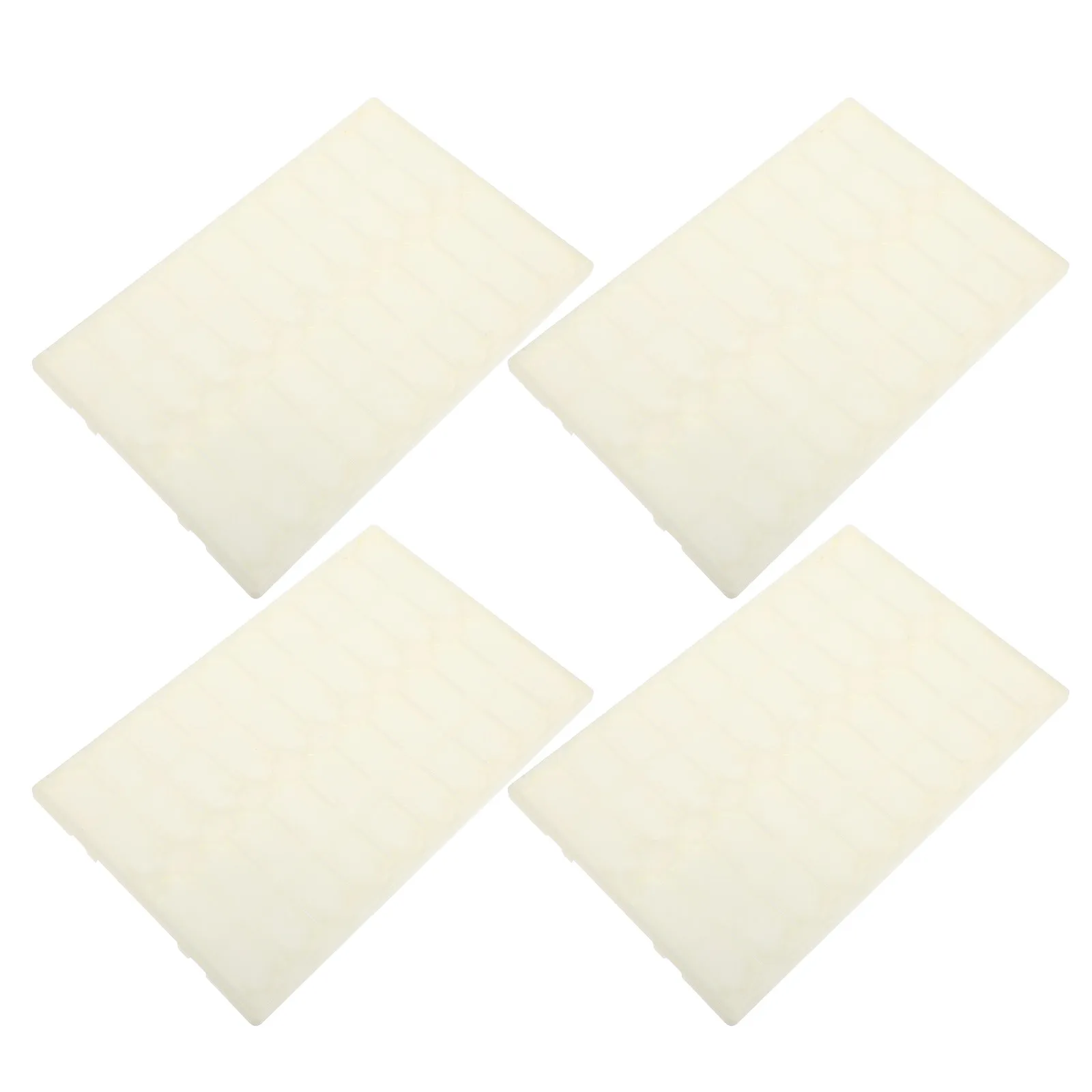 4Pcs Microscope Slide Drying Board Heavy-Duty Plastic Lab Slide Rack Multilayer Ventilated Structure for Quick Drying Teaching