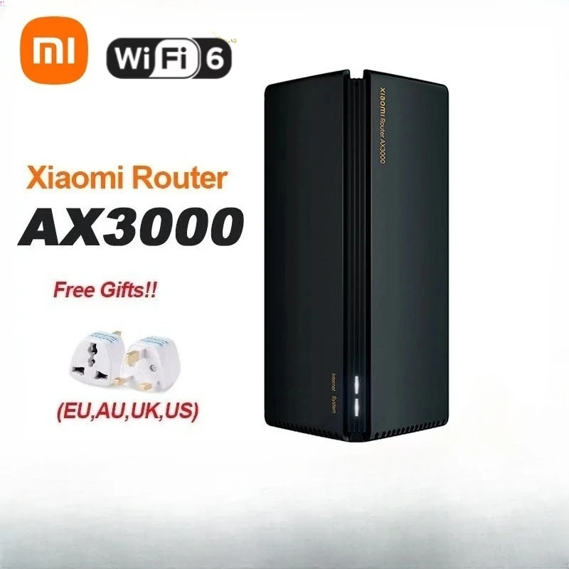 جهاز توجيه Xiaomi AX3000 5G WiFi مكرر 4 شبكة Wifi6 2.4G 5.0 جيجا هرتز هوائيات جيجابت كاملة شبكة موسع أجهزة التوجيه الشبكية