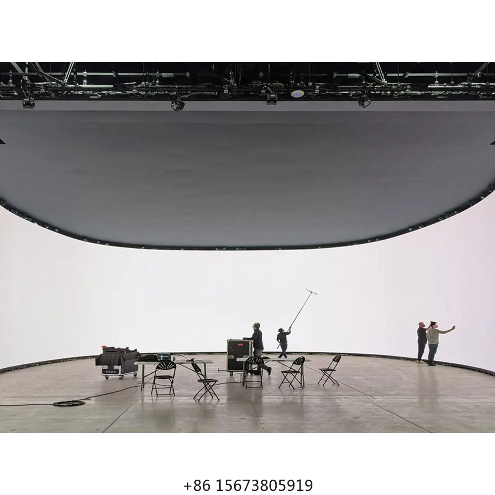 

Светодиодный изогнутый экран Canbest 7680 Гц 16 бит P1.9 P2.6 4K 8K для помещений, цифровая виртуальная видеостена для студий