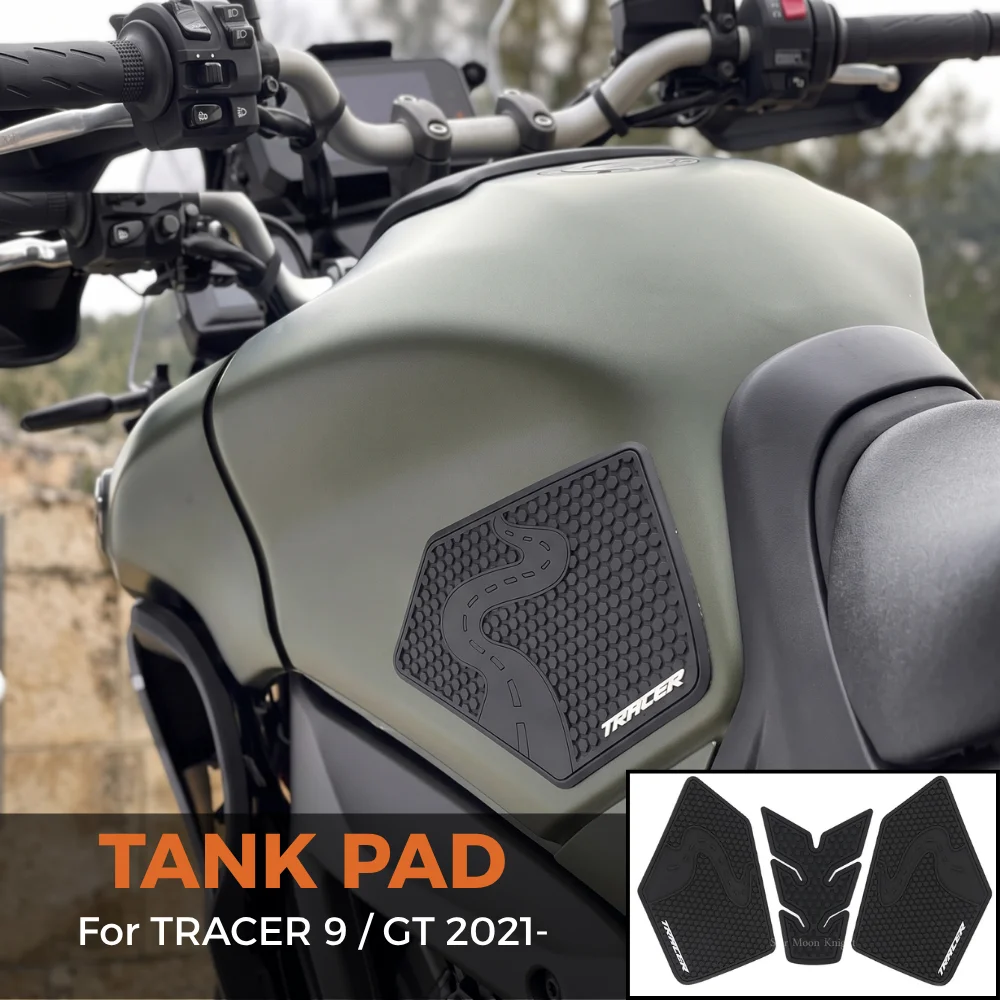Non-Slip Tank Pad Protector For YAMAHA Tracer 9 TRACER9GT TRACER 9 GT 2021+ Fuel Tank Rubber Stickers Waterproof Anti-Scratch