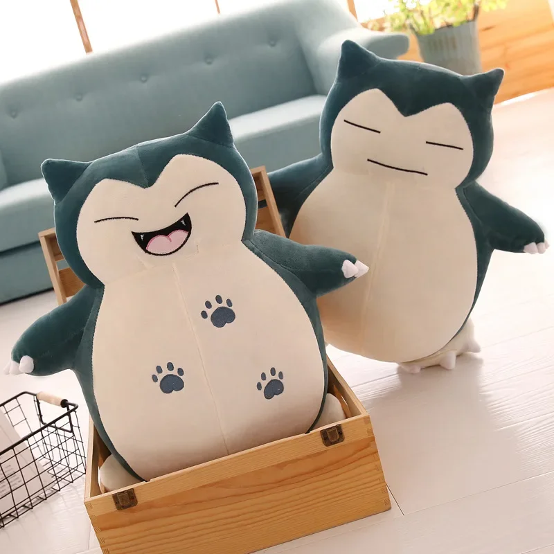 Brinquedos de pelúcia de anime Pokémon Snorlax, pelúcia kawaii, semi-acabados, coldre de couro, presente para crianças, 30 cm, 200cm