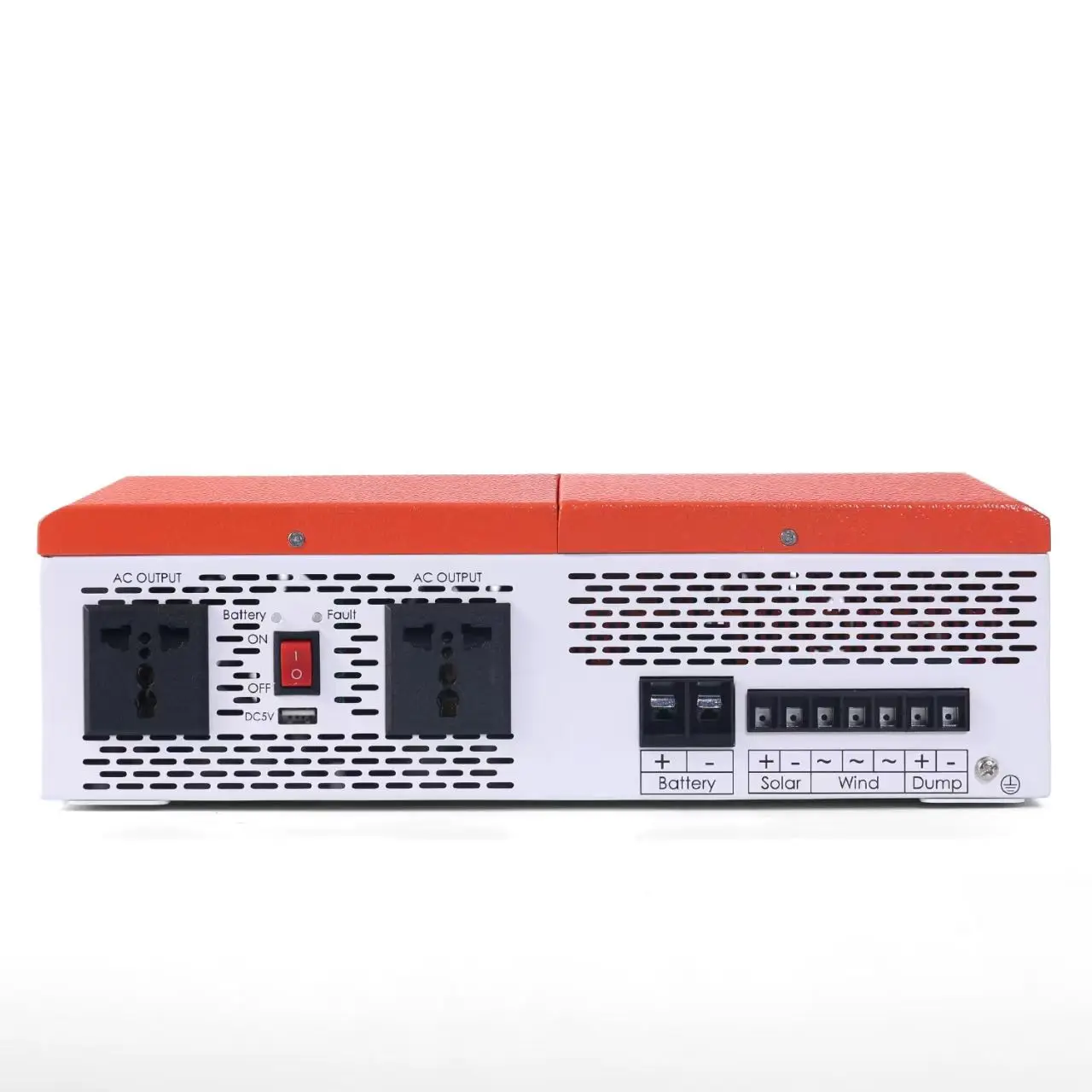 Alta calidad 5000W 10000W 20000W 12V/24V/48V regulador de carga híbrido Solar eólico pantalla LCD con inversor de carga de descarga
