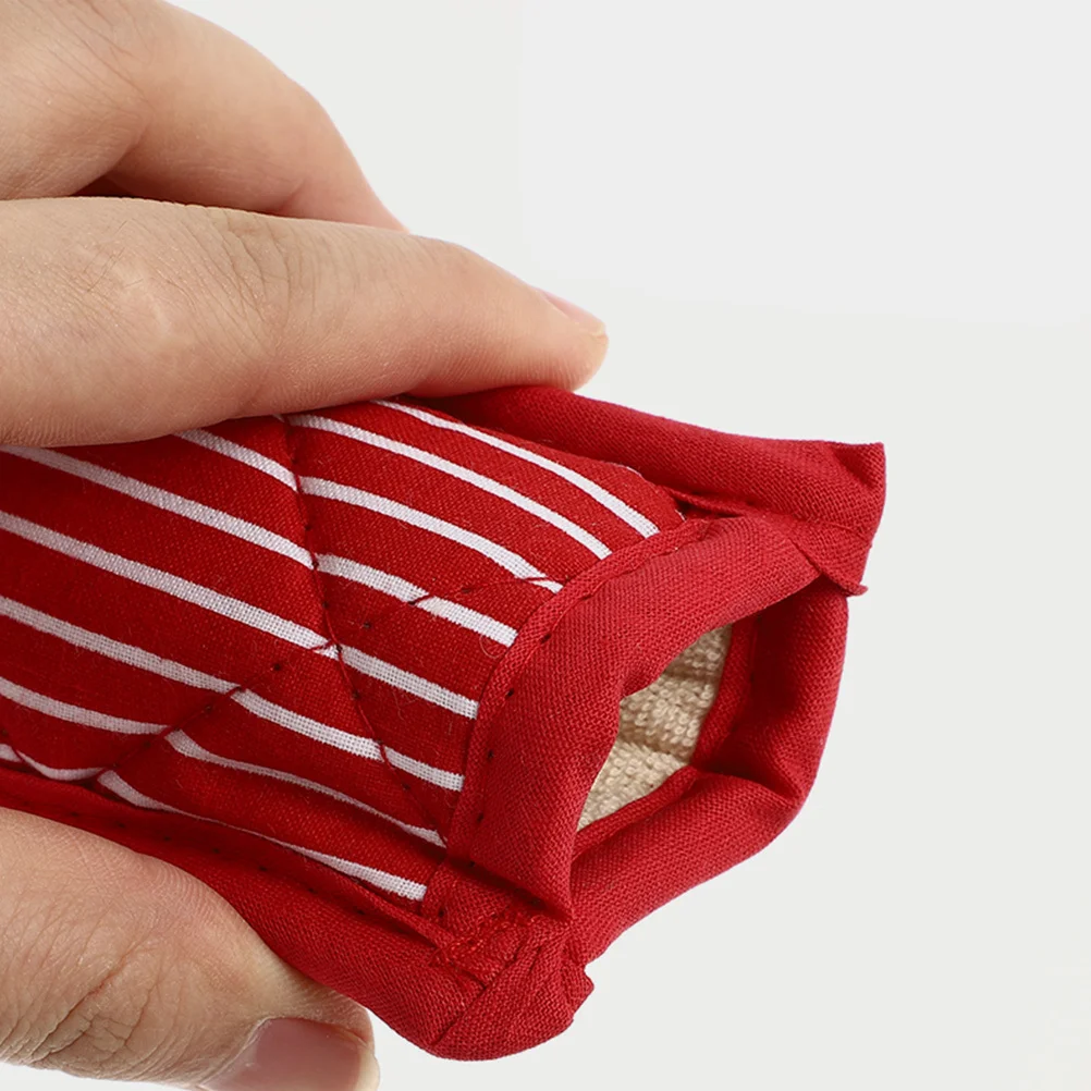 

4pcs Heat Resistant Pan Handle Sleeve Non-Slip Anti-Scald Cookware Grip For Cast Iron Skillet Pot Holder Kitchen Tool Baking