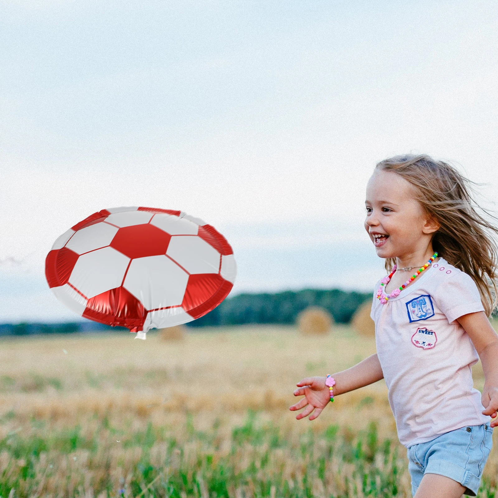 

1Pc Bright Inflatable Flying Disc Lightweight Kids Toy for Beach Lawn Activities