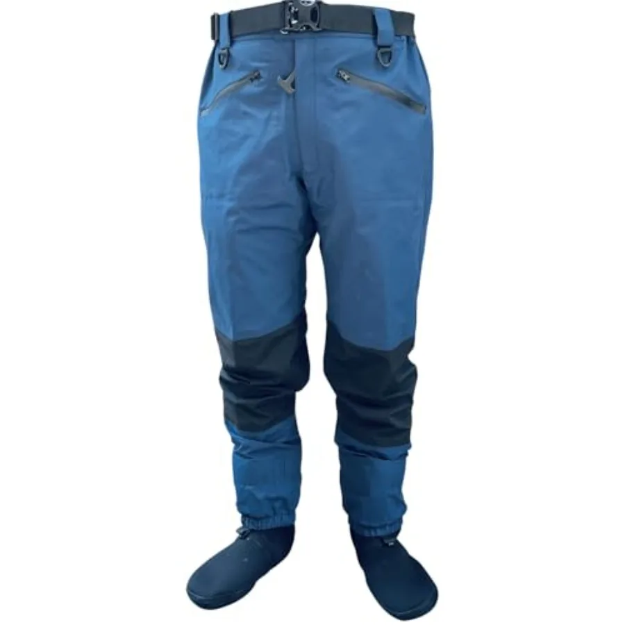 

Брюки-вейдерсы с молнией спереди и высокой талией, с интегрированными носками, для рыбалки, охоты, каякинга, оливково-зеленые, из быстросохнущего полиэстера