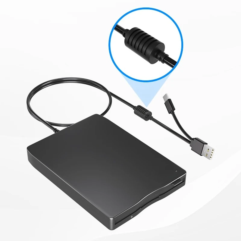 Xmsj external USB floppy drive 1.44M FDD mobile external computer universal 3.5 inch floppy disk Type-c