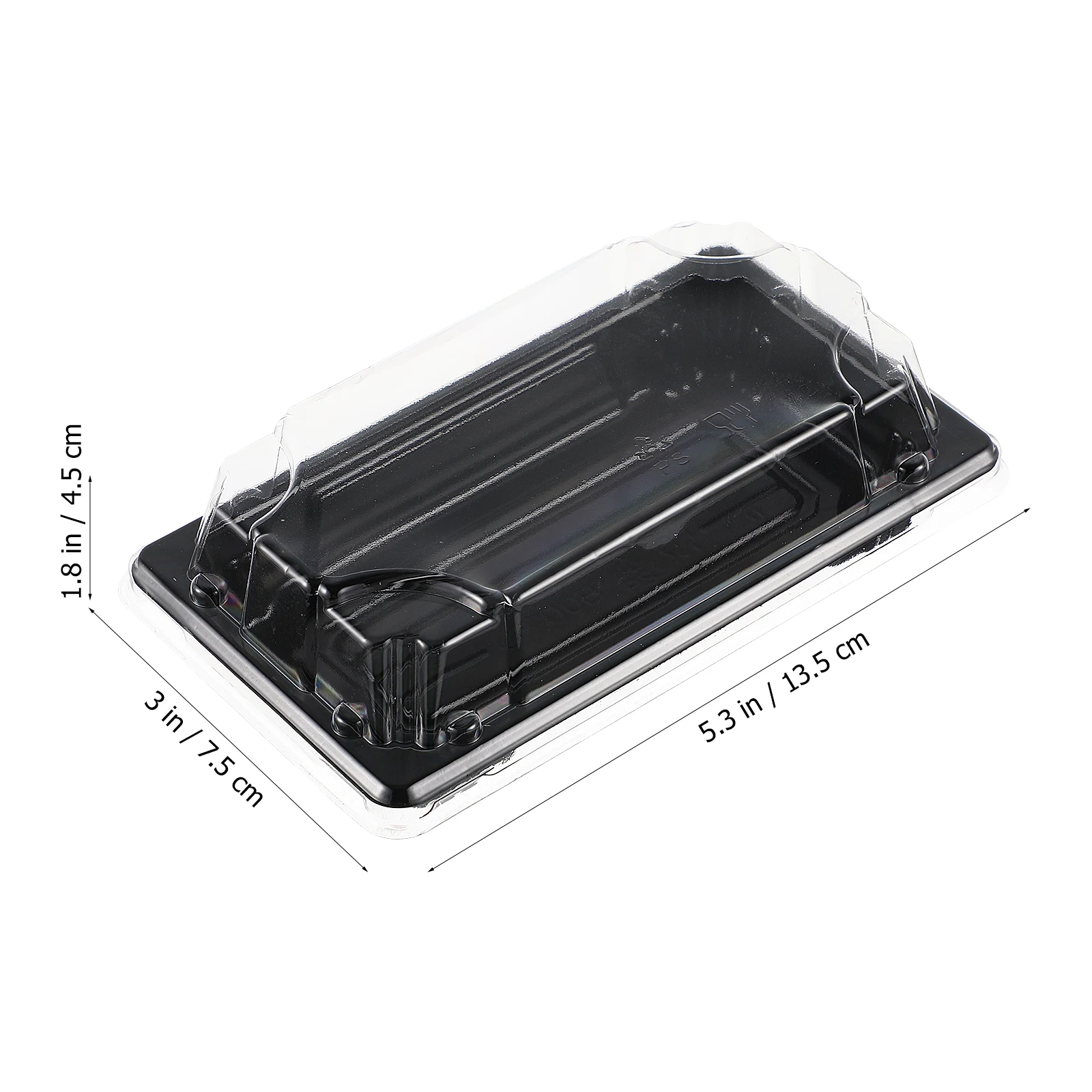 

100 PCS Sushi Box Take Out Fruit Boxes Party Carry Containers Takeout Cake Transport Dessert Away Food Tray