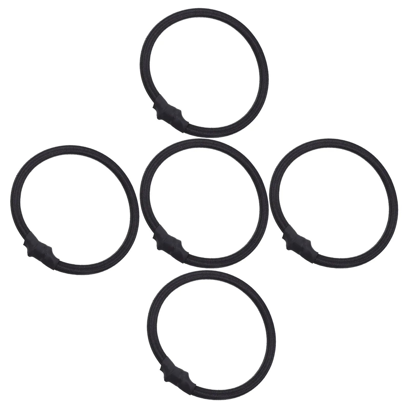 5Pcs Trampoline Elastic Rope Replacement Heavy Duty Nylon Bungee Cord for Tent Tarpaulin Camping Outdoor Utility Rope Binding