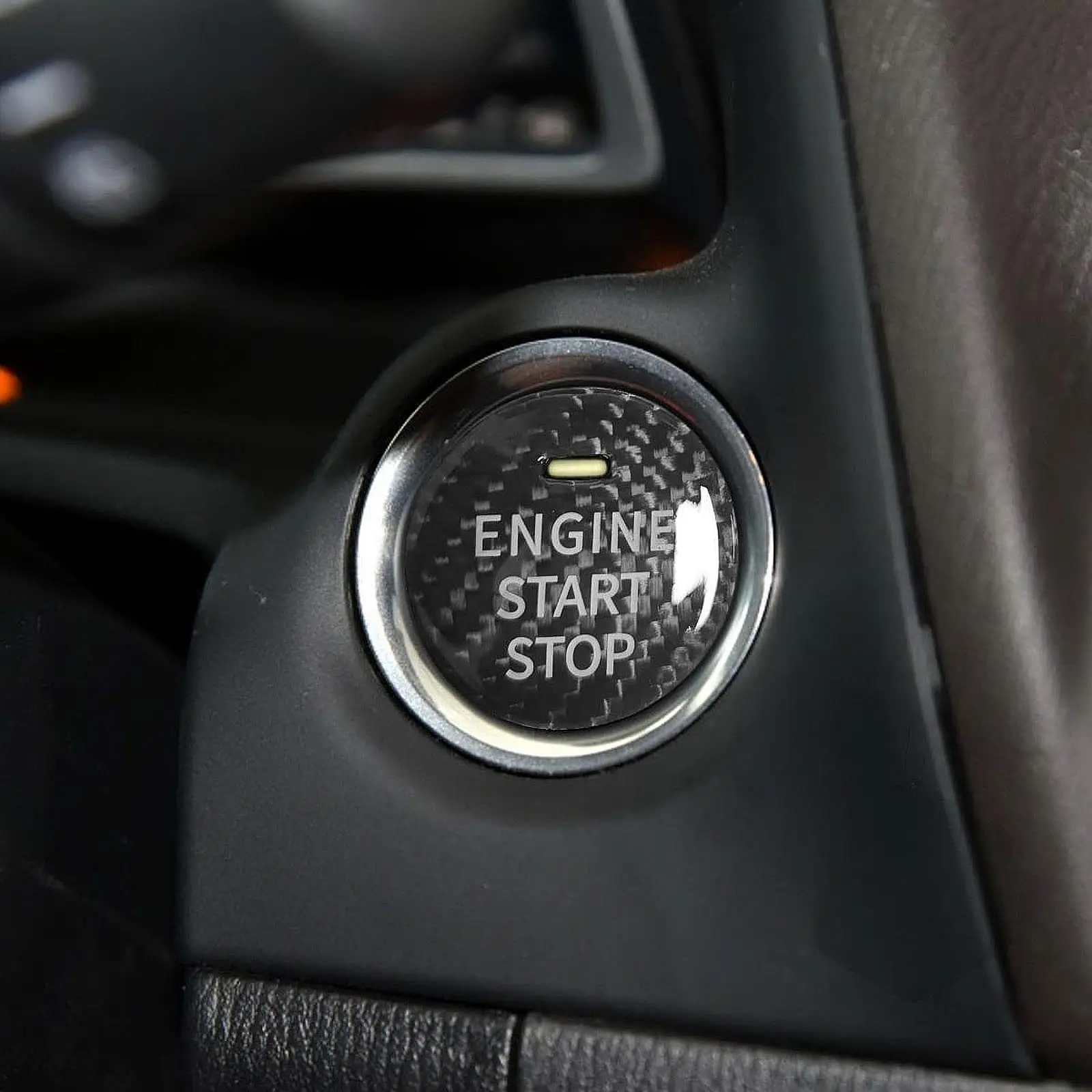 Engine Ignition Button Cover Sticker Robust for Mazda CX-5 Convex