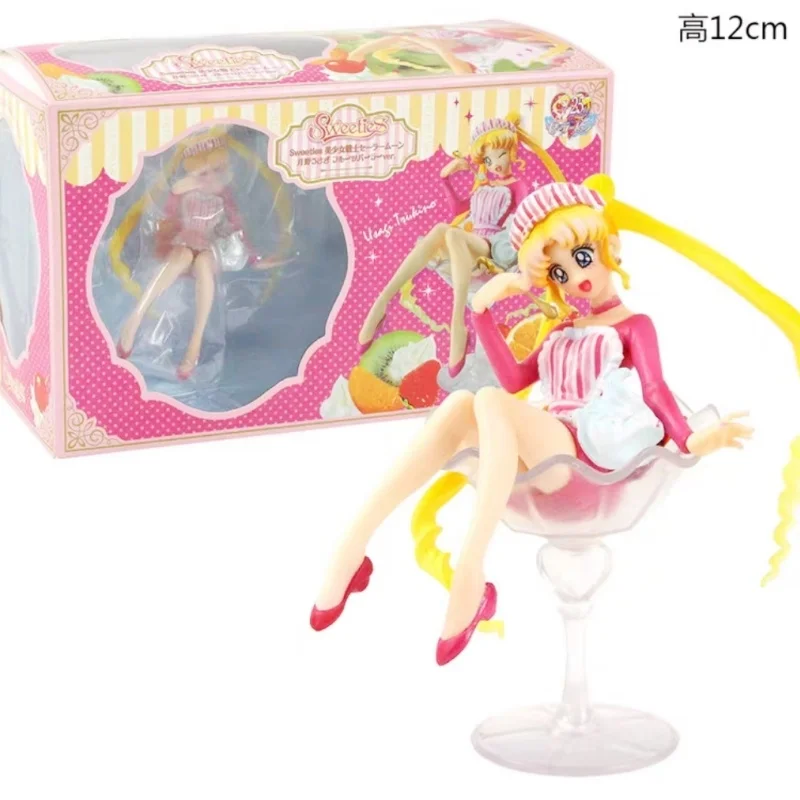 

12cm Sailor Moon Anime Figures Tsukino Usagi Action Figurine Pvc Cute Kawaii Statue Collection Christmas Gifts Model Toys