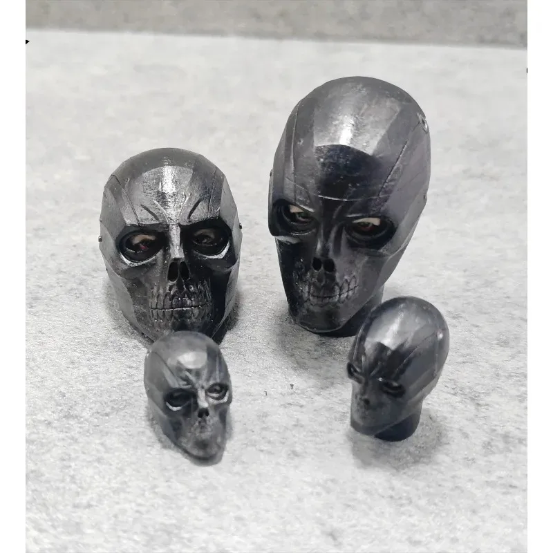 1/12 1/6 Scale Heavy Armor Empty DC Batman Helmet Soldier Accessories Skull Model for 6''12'' HT Mezco Action Figures Accessory view 3