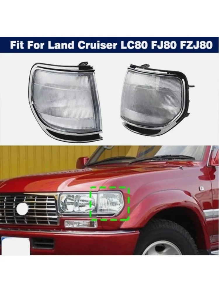 

Suitable for Land Cruiser 95 96 97 4500 LC80 FZJ80 Front Corner Lights, Turn Signals, Side Lights