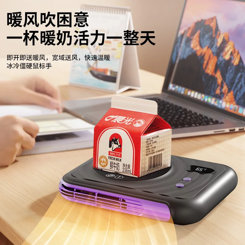핸드 워머 일정한 온도 코스터 사무실 따뜻한 공기 난방 패드 가정용 데스크탑 소형 히터 코스터