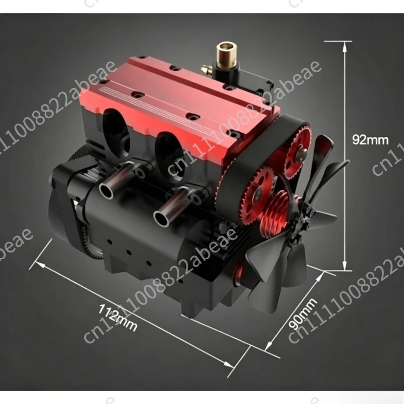 4-Stroke Engine Model Kit DIY Assembly Metal Mechanical  Toy