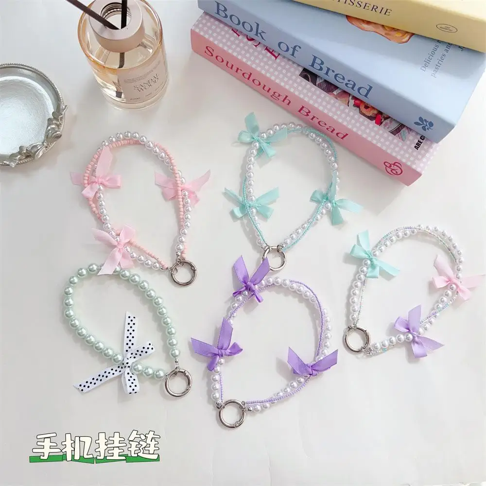 Ювелирные бусины Ins Wind Lanyard аксессуары летняя цепочка ручной работы бусины-банты для Apple SAMSUM VIVO OPPO HUAWEI