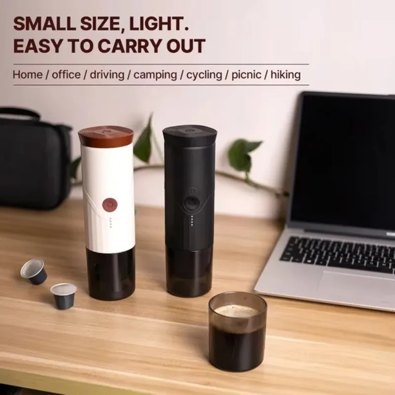 

Новая оптовая цена портативная кофемашина автоматический нагрев мини ручная кофемашина готовый запас