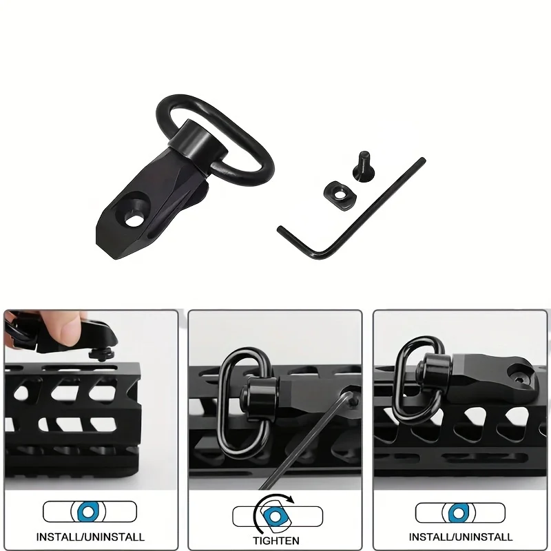Light Traditional Sling Attachments Mounts,Tactical Sling Attachments,compatible M-rail&KeyRail, For Hunting Toy Gun Accessories view 2