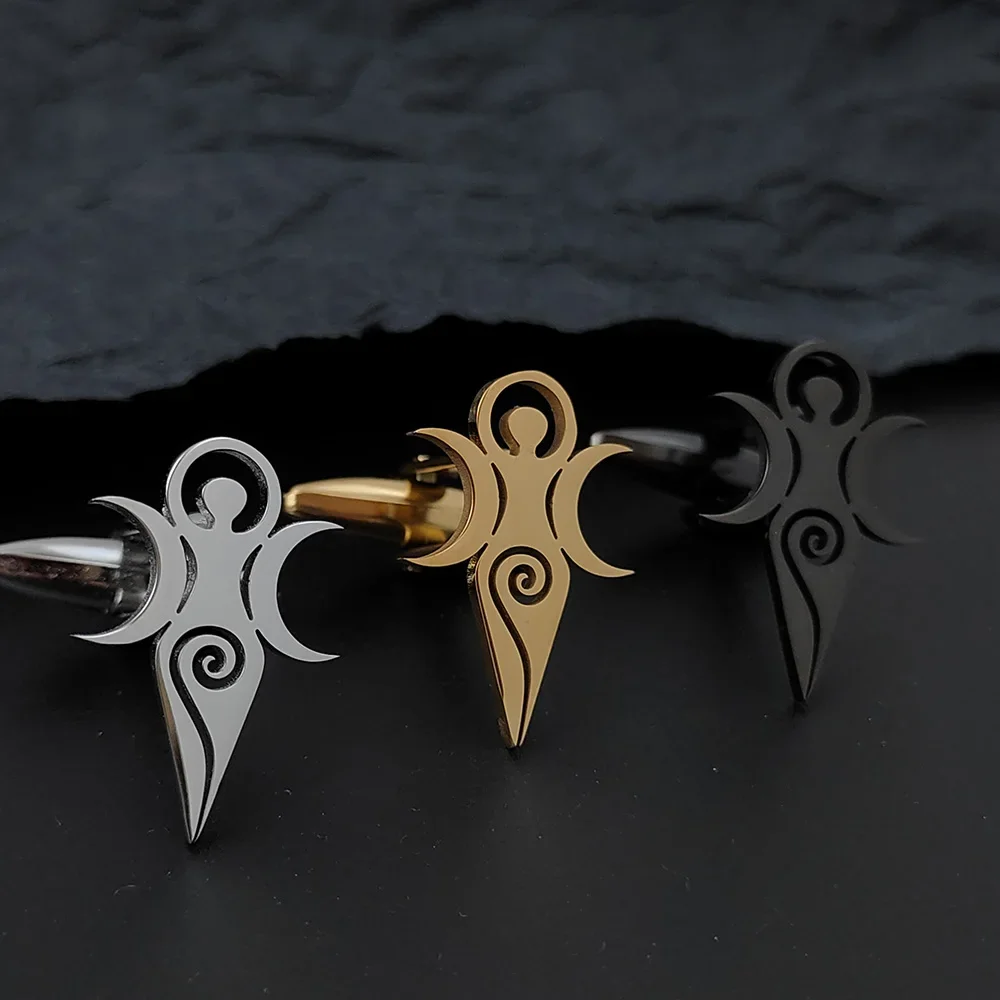 Gothic Punk Style Weapon Design Cufflinks High Quality Stainless Steel Material Men's Jewelry Accessories