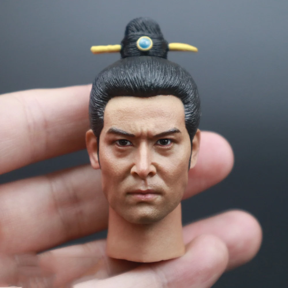 

Big Sales 1/6 Romance of the Three Kingdoms Ma Chao Male Head Carving Sculpture For 12inch Action Figures Collect