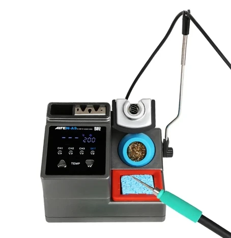 

A9 soldering iron kit Constant temperature soldering station Suitable for mobile phone repair Three handles and nine tips