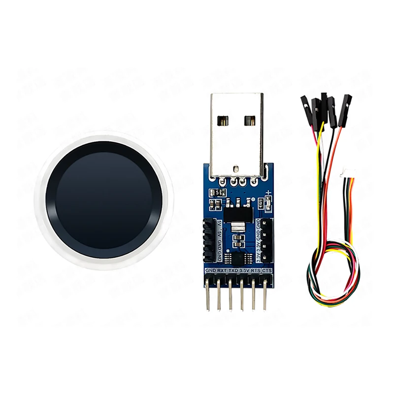 Low Power Fingerprint Identification Module Push Finger Detection/Capacitive Touch Semiconductor Fingerprint Sensor ZW20/ZW3020