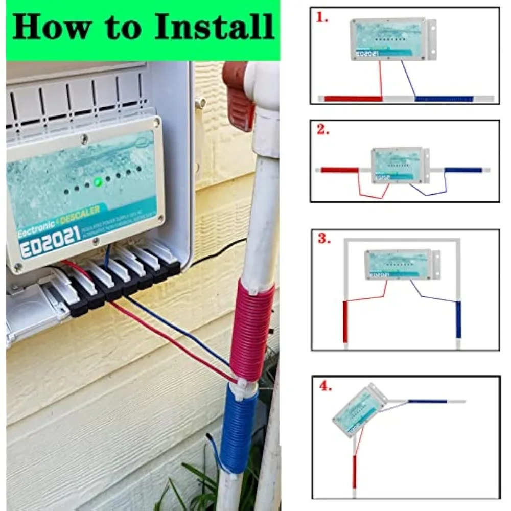 Electronic Water Descaler System Electronic Water Descaler Remove Limescale Impurities Healthy Drinking Water