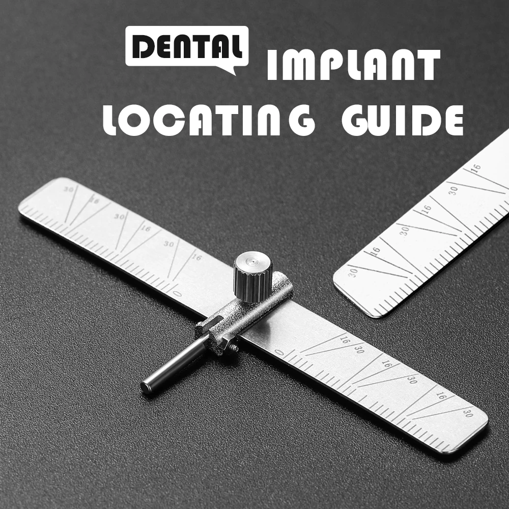 AZDENT Dental Implant Locating Guide Ruler Stainless Steel 135℃ Autoclavable