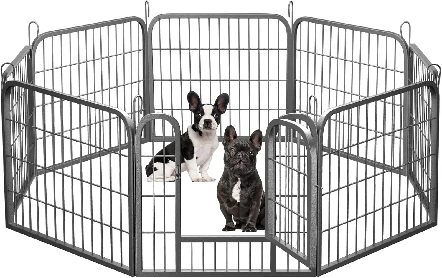 Fence Puppy Pen Outdoor Pet Playpen Portable Dog Kennel Indoor Large Enclosure Heavy Duty Metal Play Yard Gate For Small