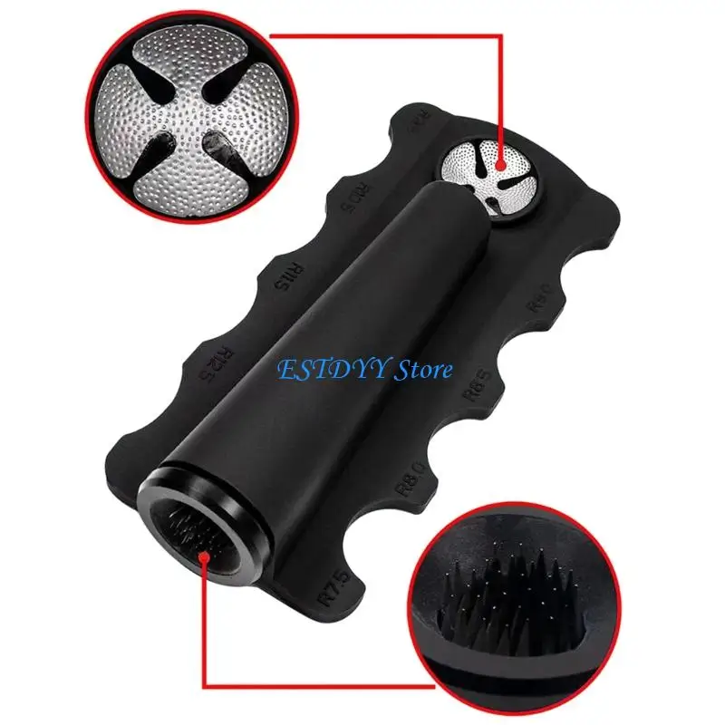 

G6DE Billiard Pool Tip Scuffer Shaper Burnisher Aerator Tool Conditioning Tool for Playing Conditions