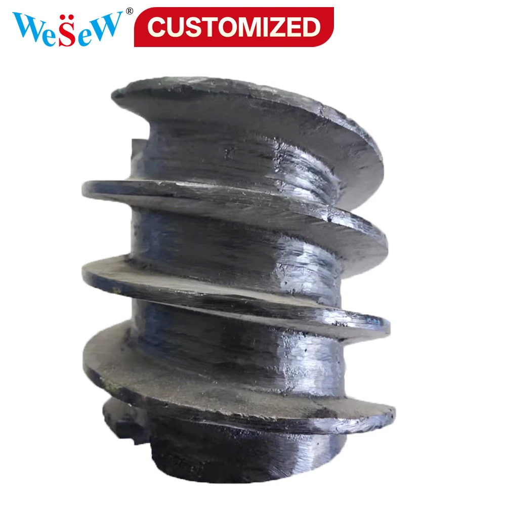 WeSeW Custom Wear-Resistant Screw Conveyors — Conveying Components for Rice & Grain Processing Machinery, and Screw Feeder Parts