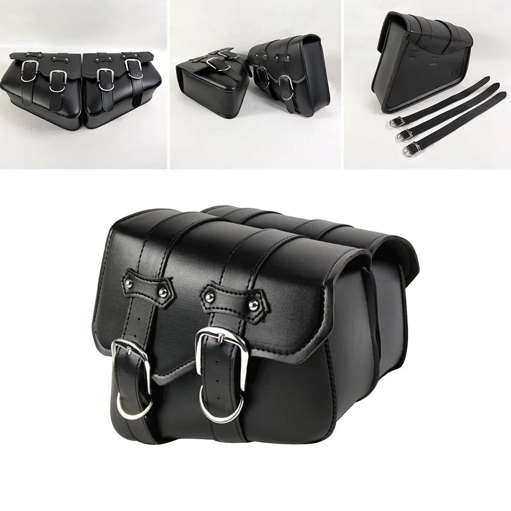 

Motorcycle Hanging Waterproof Saddlebag Electric Storage Bag Durable Tools Bag PU -Compatible Motorcycle