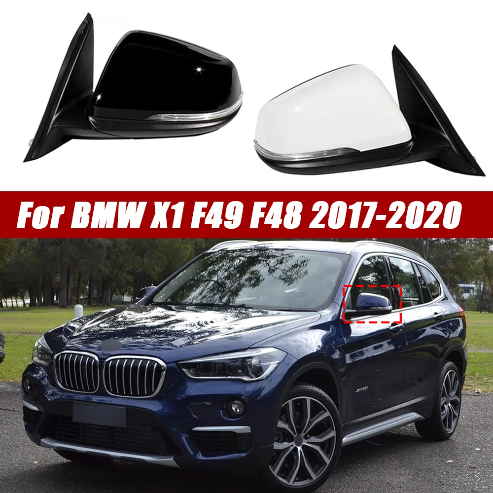 

Car Rear view Mirror Accessories For BMW X1 F49 F48 2017-2020 Side Mirror Replacement Lens Adjustment Heated 5 pin