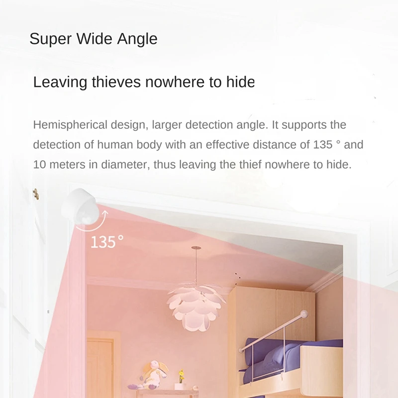 Zigbee Smart Human Presence Sensor Infrared Light Sensor Detector With Alarm For Home Smart Life