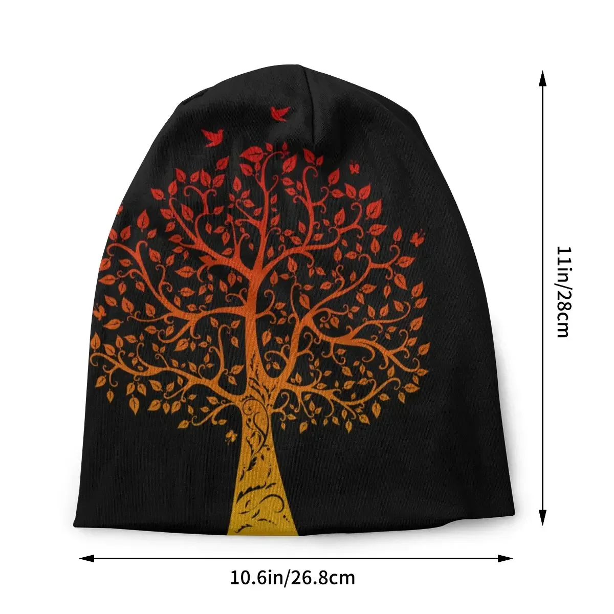 Tree Of Life Beanies Pullover Cap Comfortable , Adult Men's Woman Knit Hat