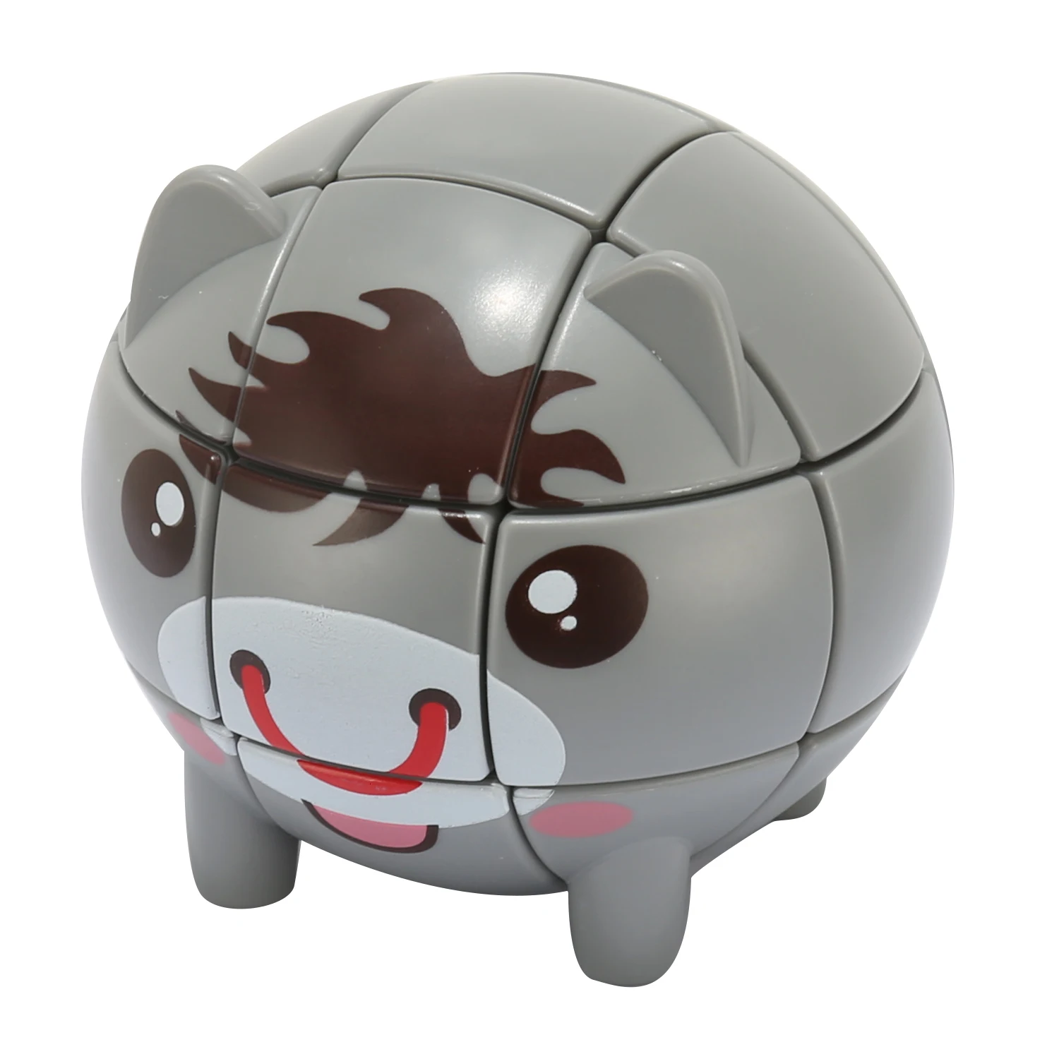 Jie Hui Cartoon Animal Design Cubi magici 3x3x3 Divertimento Creativo Cubo magico 3x3x3 Cubo di velocità Giocattolo educativo Regalo Giocattoli per i bambini