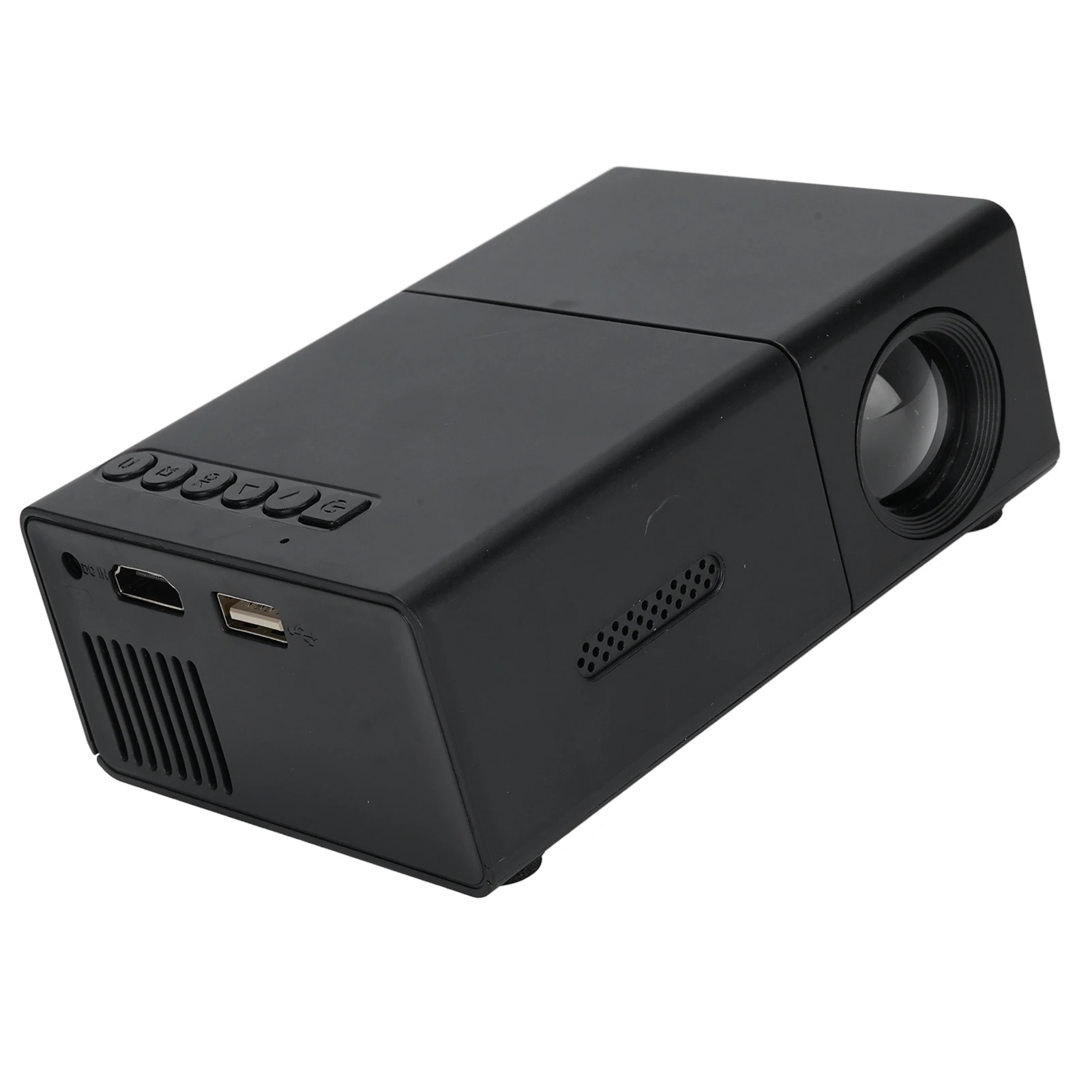 LED Movie Projector Low Noise Cooling Compact Projector Wide Compatibility Manual Focusing for Outdoor Activities for Phone PC