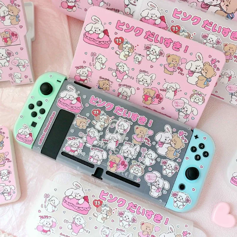 Case For Nintendo Switch Lite Accessorie Joycon Cover Mikko Emoticons Kawaii Cartoon Shell For Switch Accessories Console Games