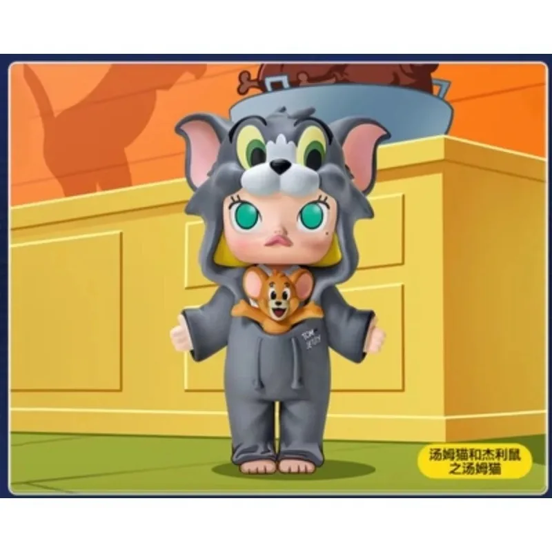 POPMART المنتج الأصلي الأصلي مولي 100% × سلسلة الذكرى السنوية للزينة تمثال رائع صندوق أعمى مفاجأة هدية عيد ميلاد