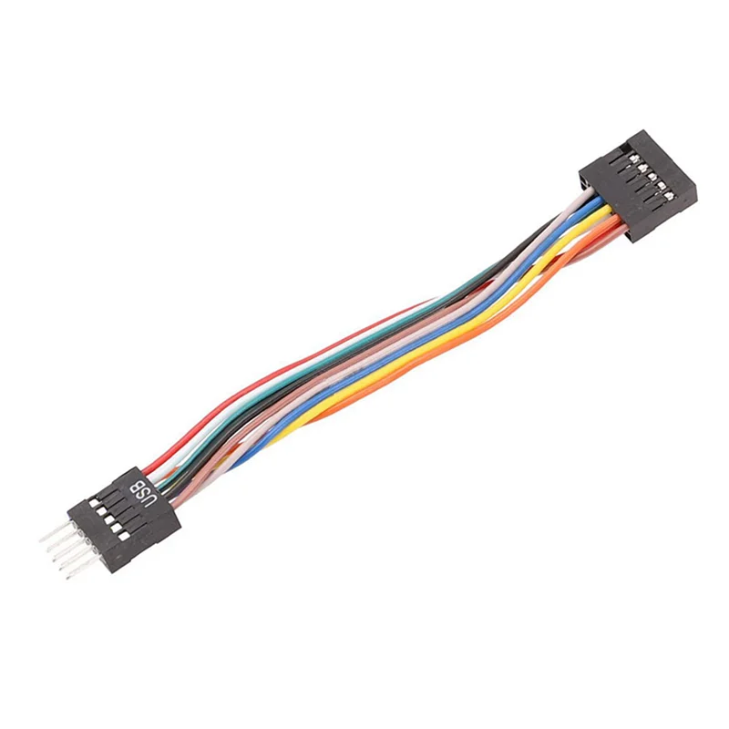 T35C للوحة الأم لينوفو إلى كابل محول الهيكل العادي، كابل تحويل USB 9-Pin Revolution 11-Pin أنثى 24AWG، 10 قطعة