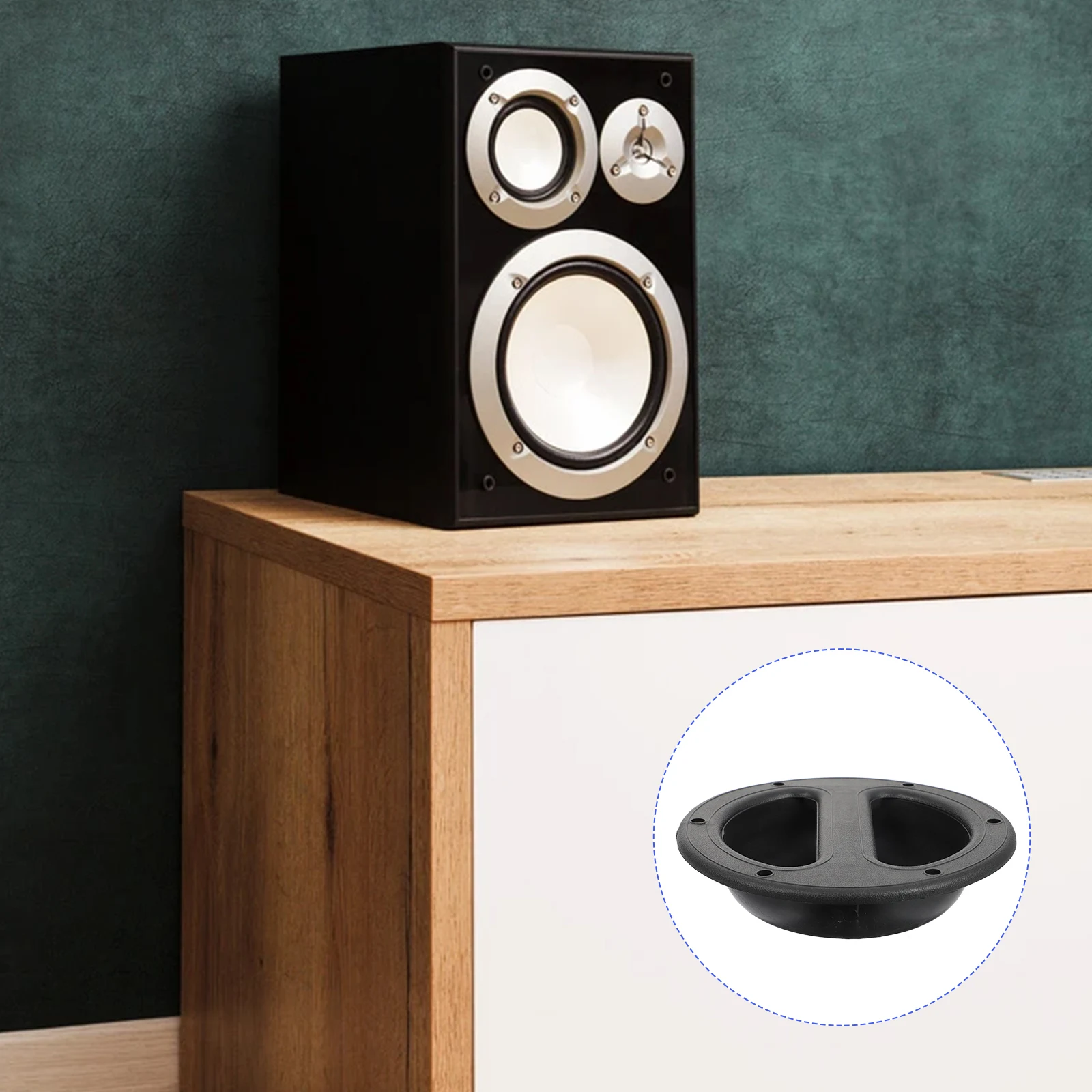 

5pcs Speaker Stage Audio Stage Speaker Cabinet Handles Cabinet ABS Black 146x38 Durable Sturdy PracticalSpeaker Accessories