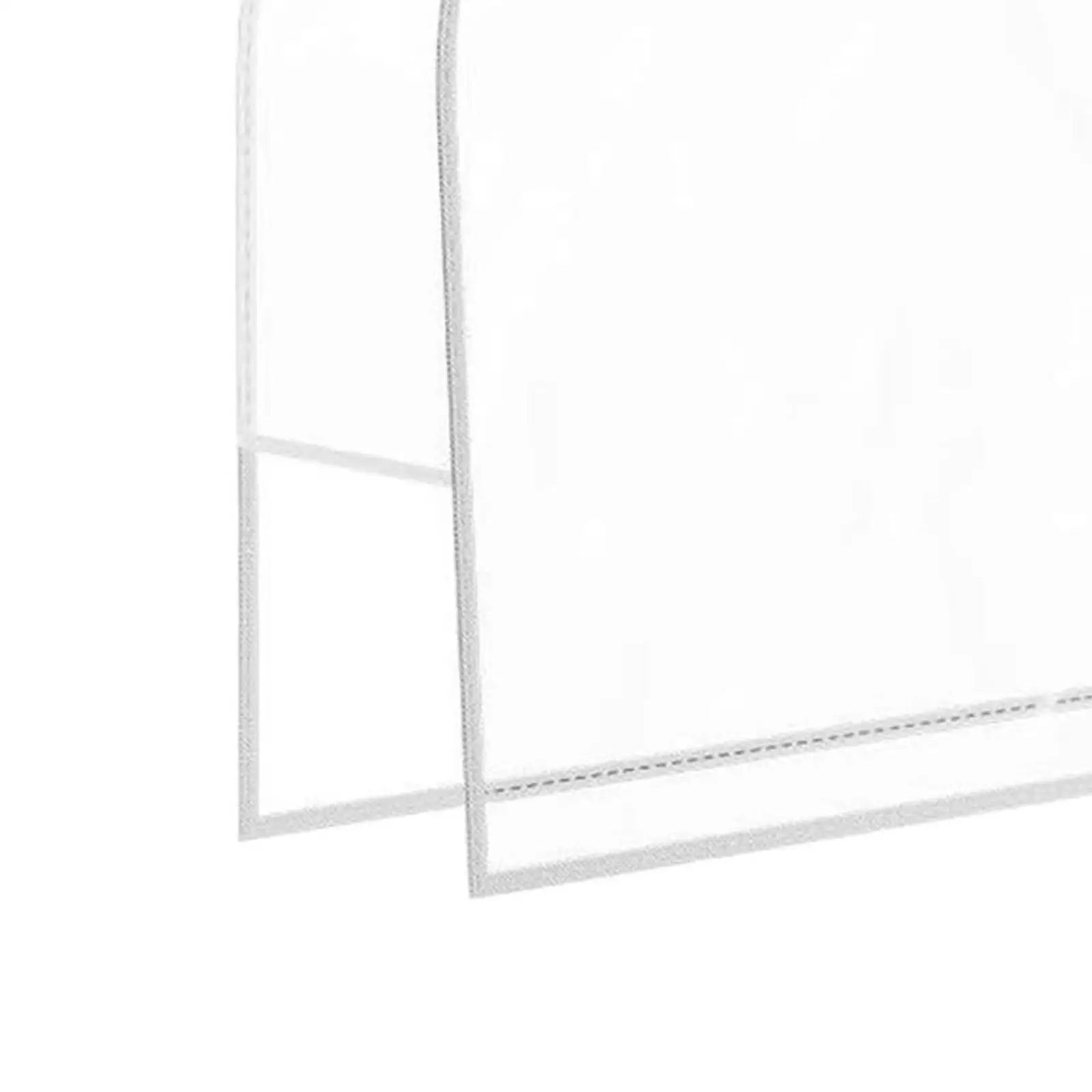 غطاء حماية للكرسي شفاف قابل لإعادة الاستخدام وسهل التنظيف لحماية تصفيف الشعر