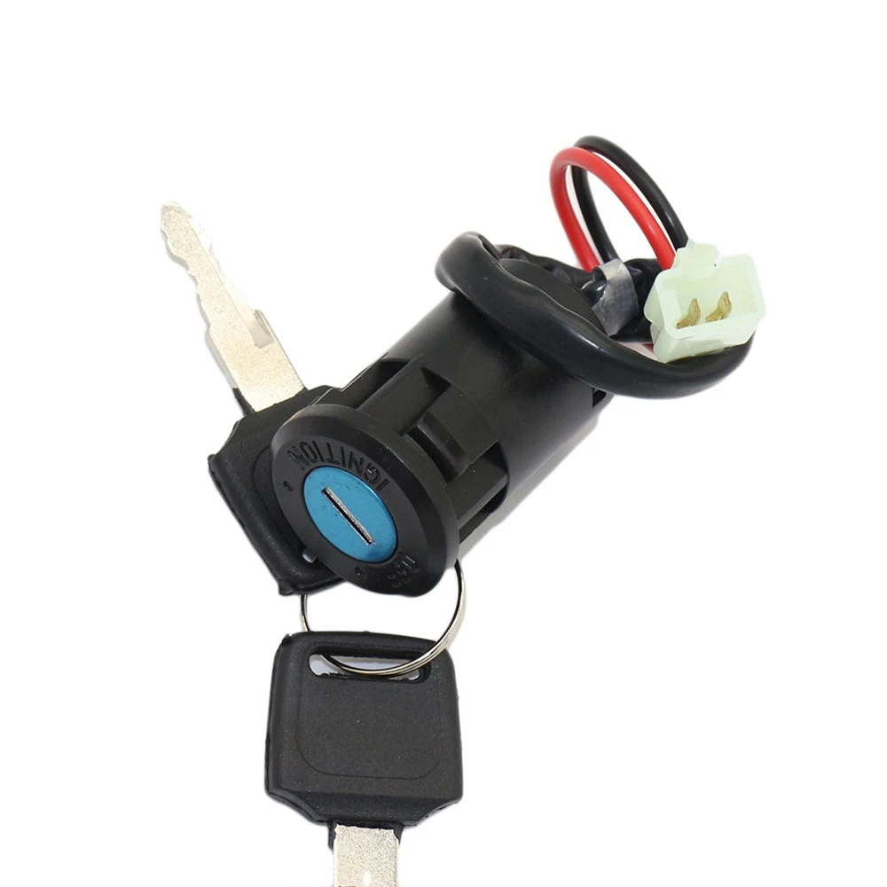 Interruptor de llave de encendido para ATV, llave de arranque Universal de 2 cables, para Go Kart, Scooter y motocicleta, 1 Juego